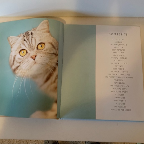 My cat record book hardcover keepsake journal by photographer Rachel hale - Picture 9 of 11